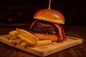 Hamburguesa de costella de porc